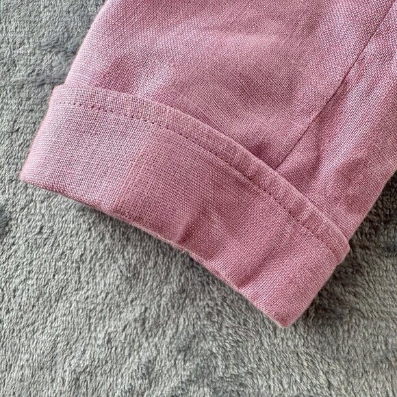 Chaps 100% Linen Blazer Jacket Women’s Size Petite Large Pink - Picture 12 of 16